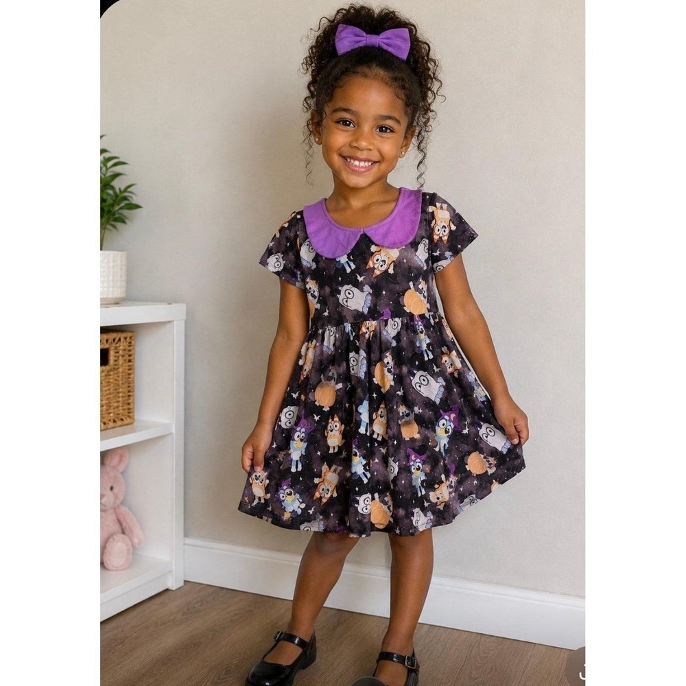 Onyx & Lore bluey twirl dress 4T Excellent Condition Halloween